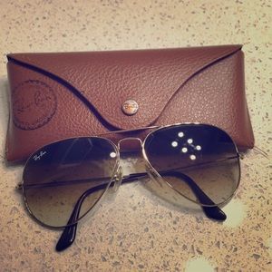 Ray Ban Gold Aviators